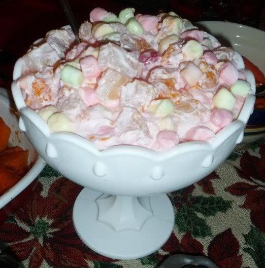 Grammys signature salad Ambrosia Christmas 2011 Pictures, Images and Photos