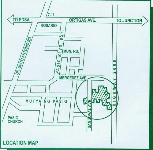 greenwoods pasig map