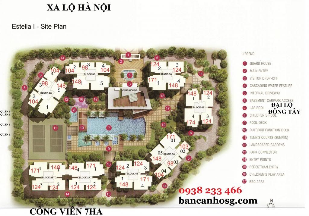 Bán Căn hộ Estella An Phú 121m2 giá 4, 039 tỉ thanh toán 50 nhận nhà