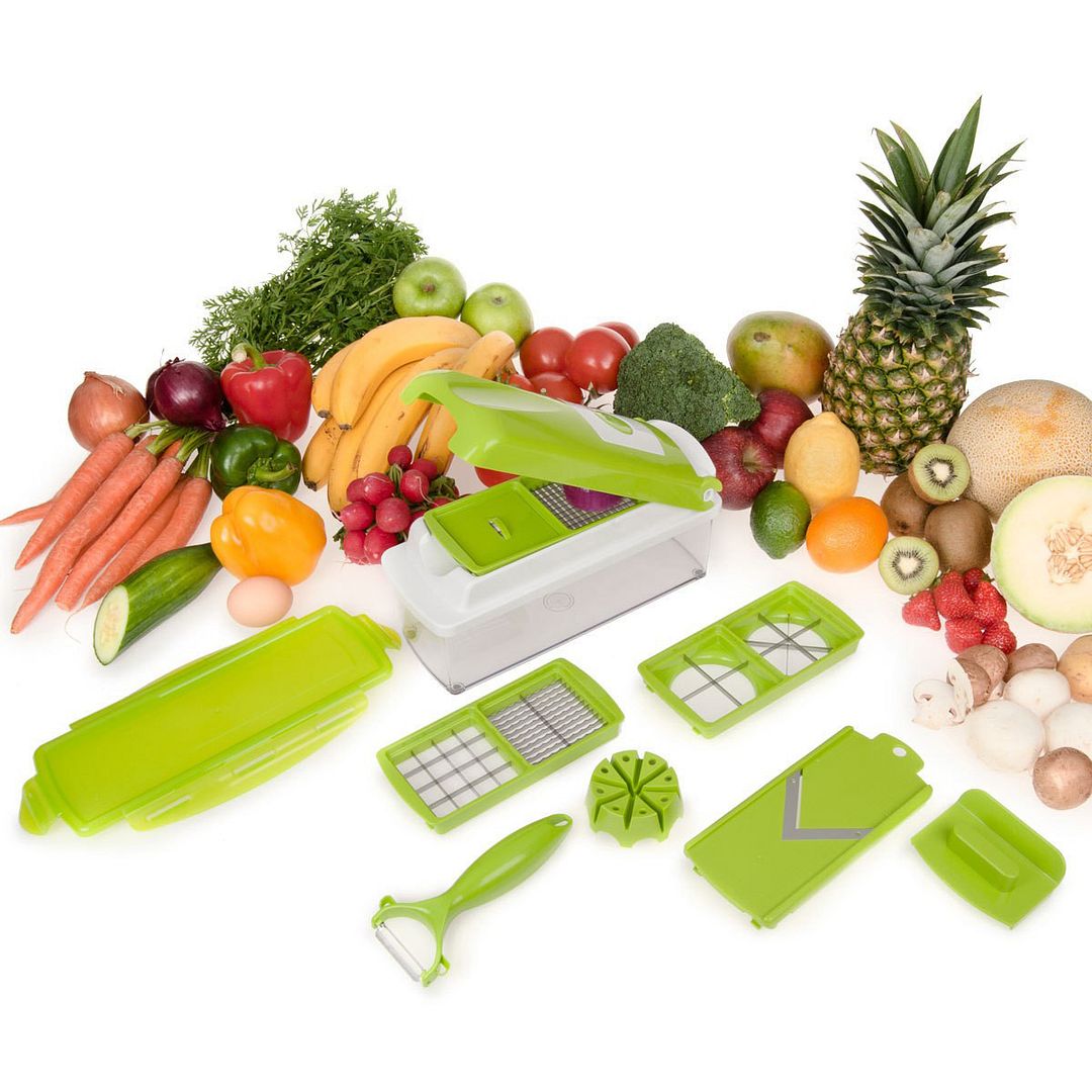 2015 Nicer Dicer Plus Vegetable Fruit Peeler Slicer Cutter ...