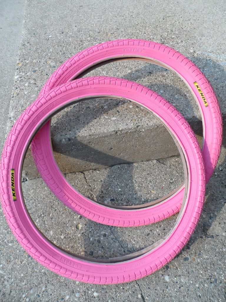 pink mtb tires