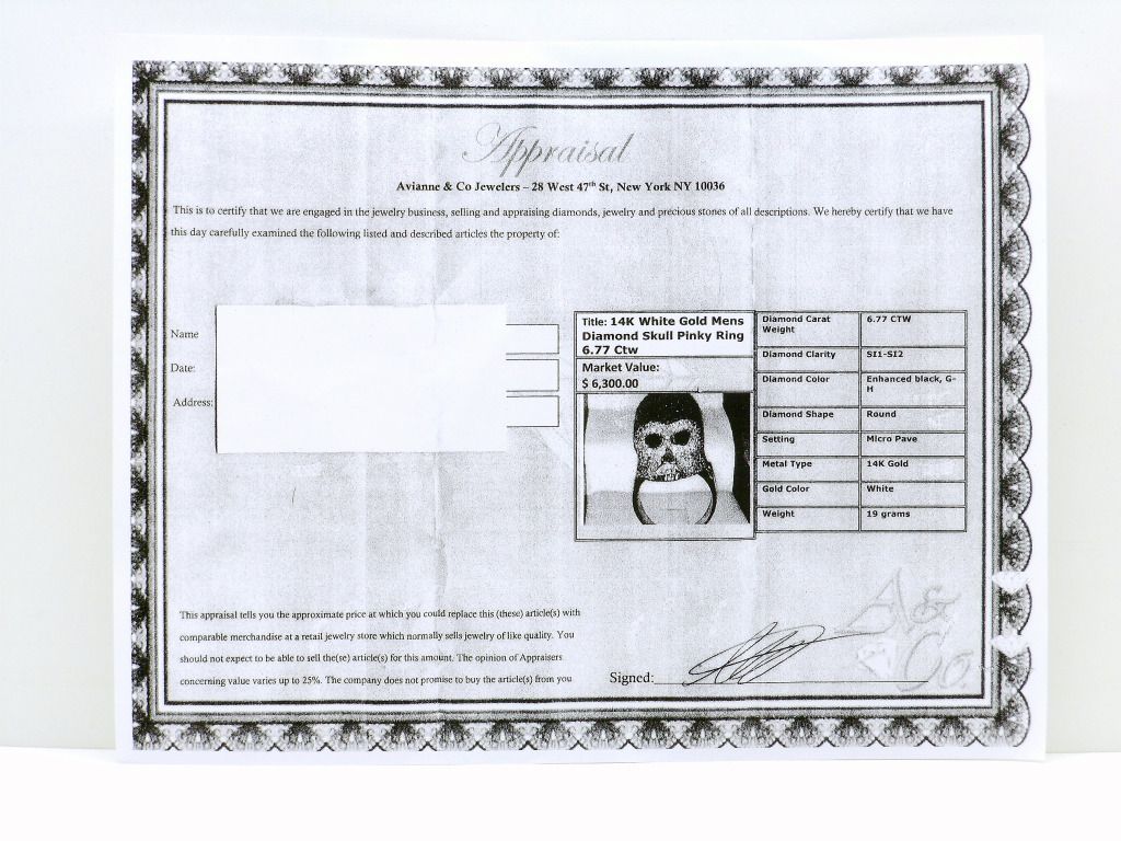 AVIANNE & CO. 14K WHITE GOLD MENS DIAMOND SKULL RING w/ BLACK DIAMONDS 6.77ctw eBay