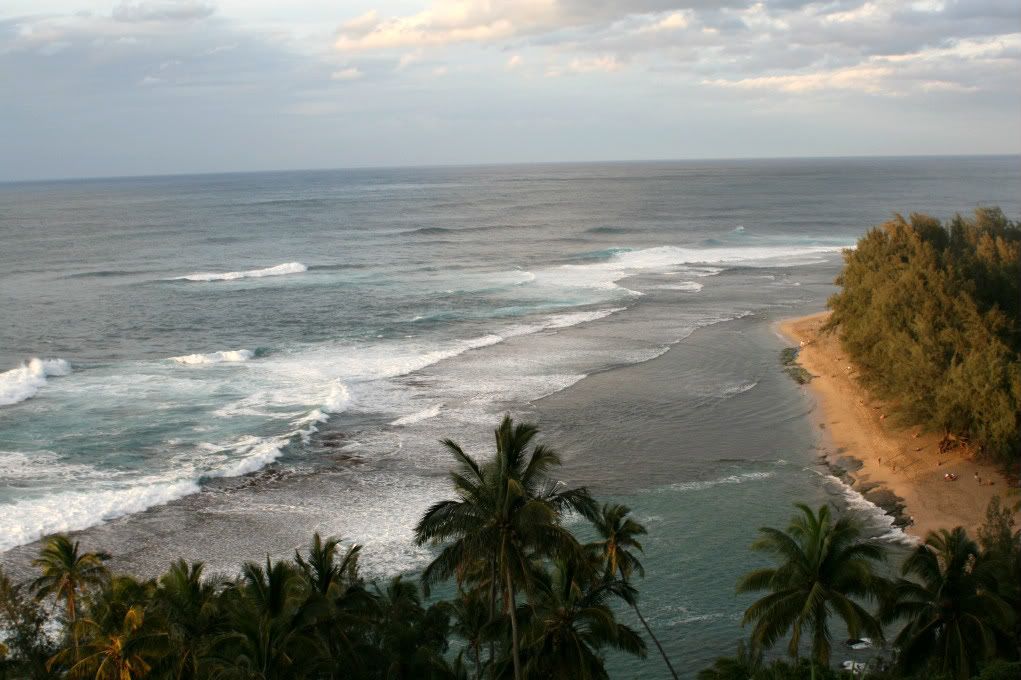 Kalalau train at sunset