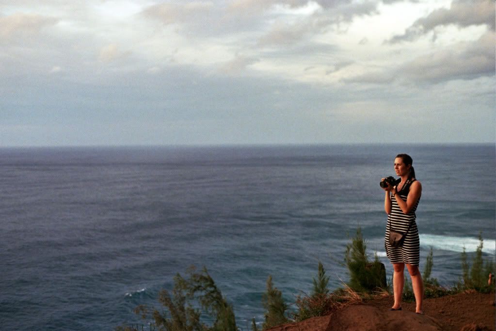 Kalalau train at sunset