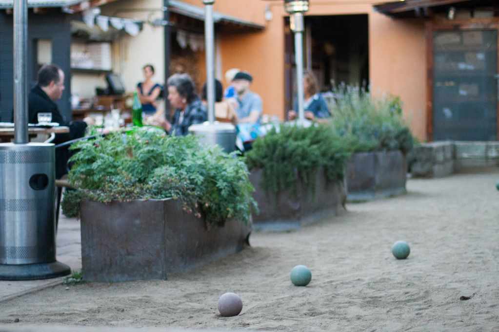 outdoor eatery bocce ball oakland