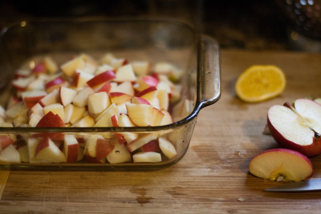 apple crisp in the works