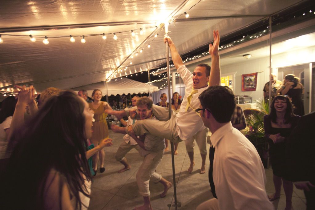 pole dancing wedding