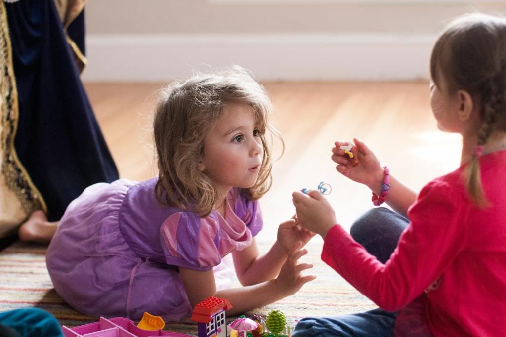 playing on the floor