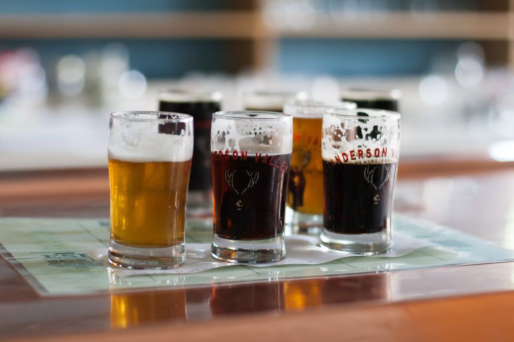 Anderson Valley Brewing company brewhouse beer tasting
