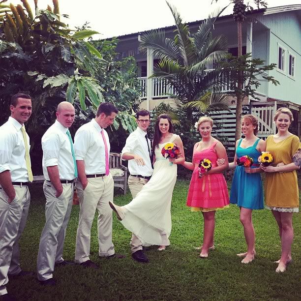 Instagram wedding party