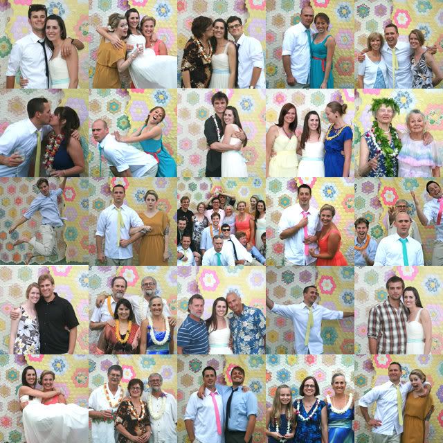 wedding photobooth collage