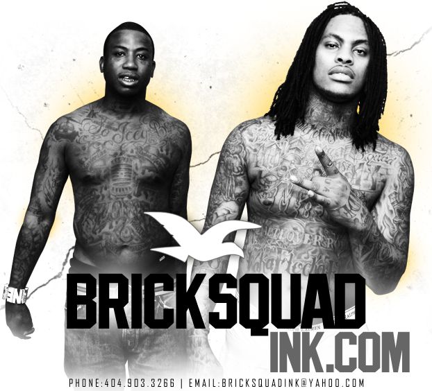 kid ink tattoos. BrickSquadInk.png kintoz brick squad ink gucci mand waka flocka