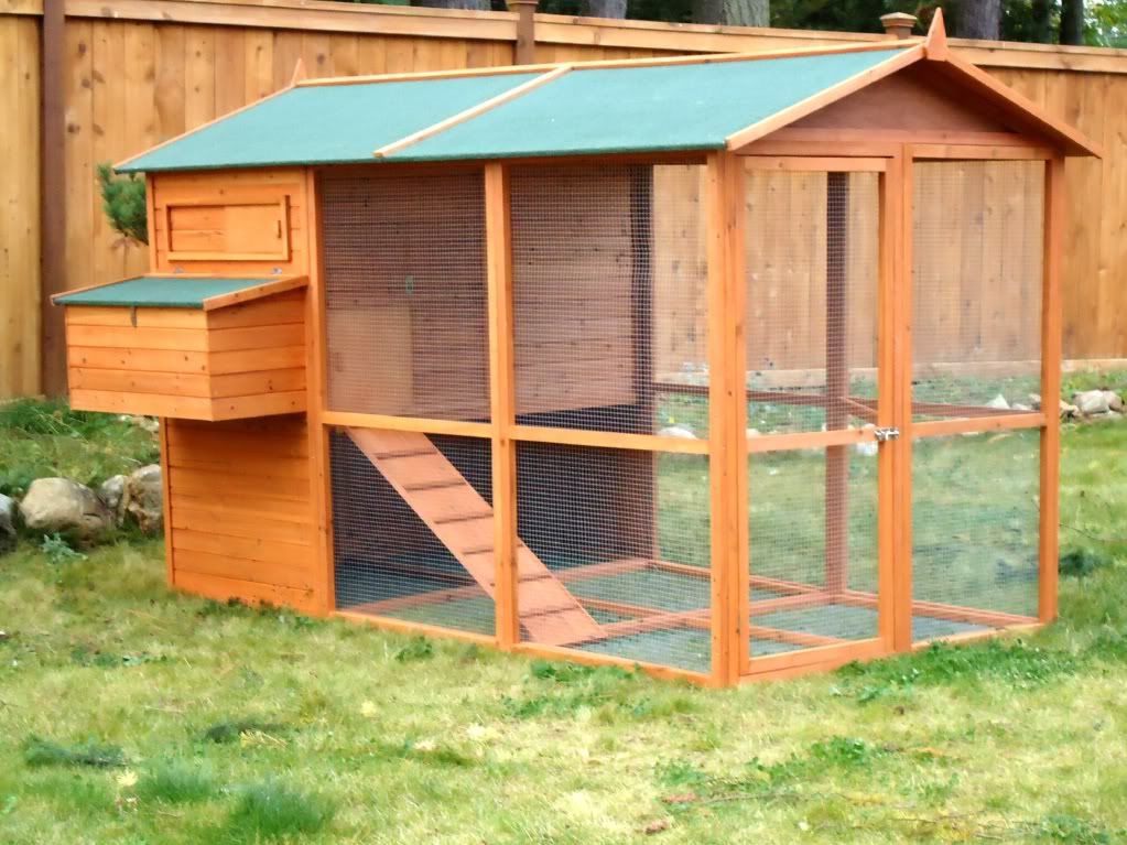Large Chicken CoopRabbit Hutch With Run Predator Proof!850 Photo by chickencoops1 Photobucket