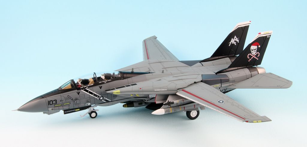 CW Grumman F 14B Tomcat USN VF 103 Jolly Roger AA201 Santa Cat CW