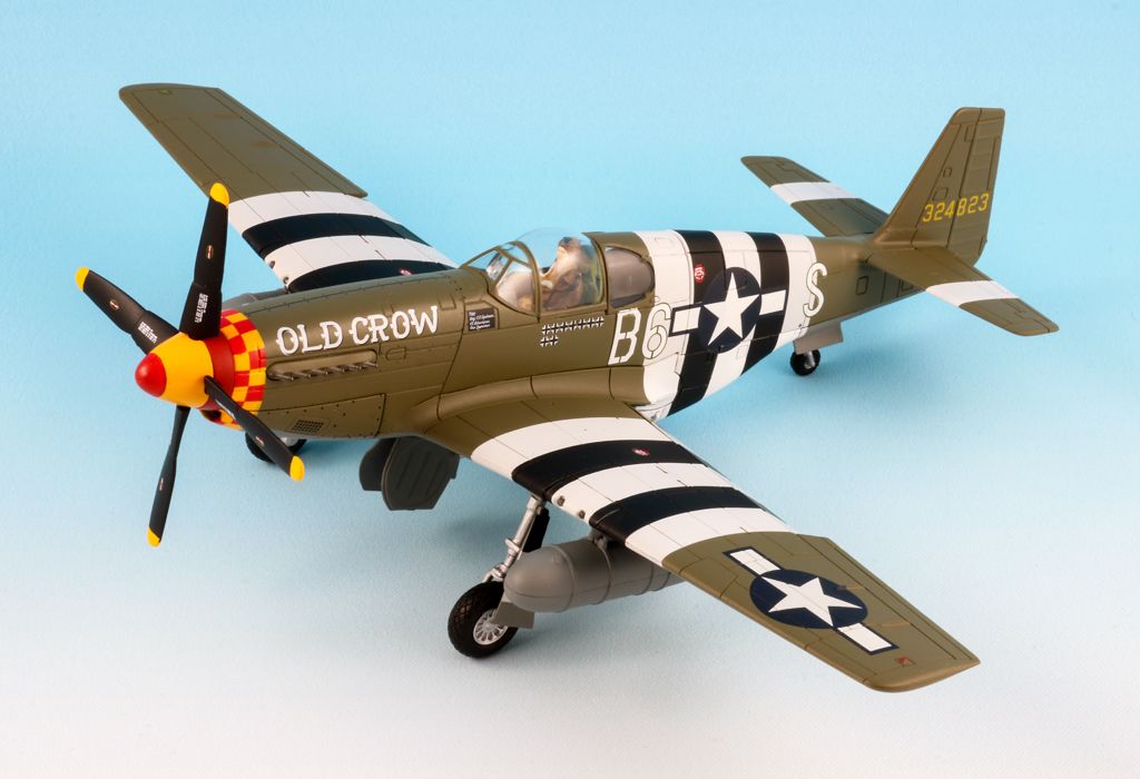 HM North American P51B Mustang "Old Crow" Bud Anderson, Signature