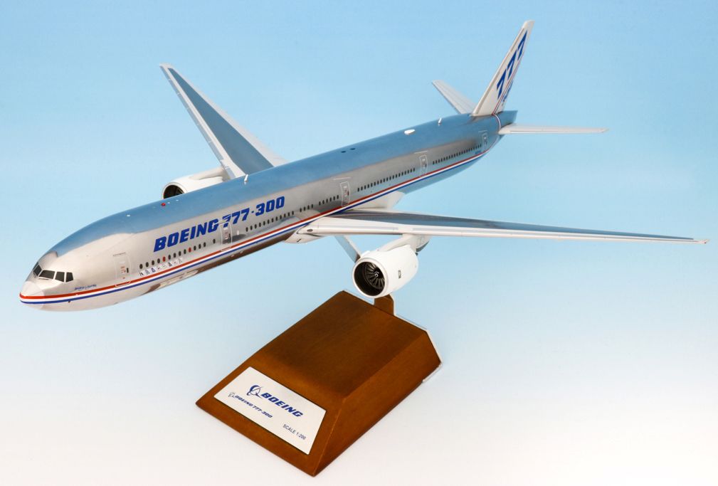 JC Wings Boeing 777300 (Silver w/Logos) House Color, N5014K (JCXX2237