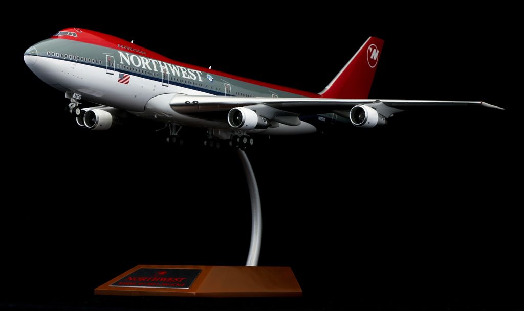JFox Models - Boeing 747-251B N626US Northwest (Item: JF-747 JFox Models - Boeing 747-251B N626US Northwest (Item: JF-747