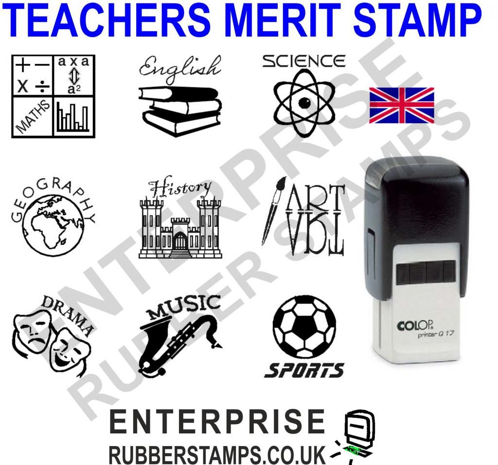 Teachers Stamps SelfInking Merit Schools Reward Educational Maths