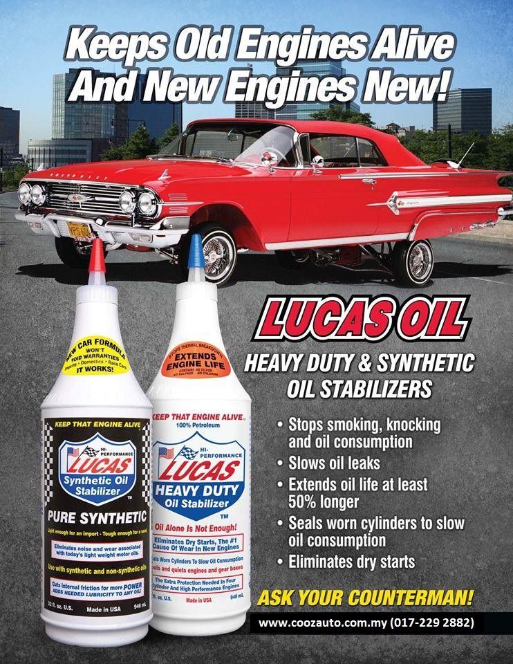 Lucas High Performance Pure Synthetic Oil Additive Stabilizer (946ml)