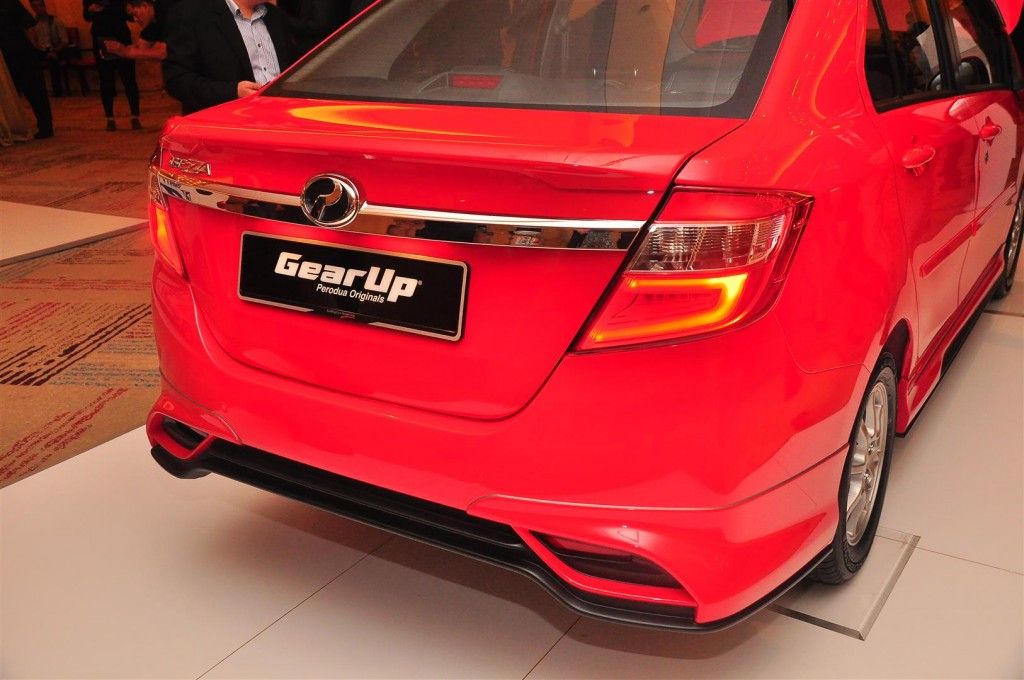 Perodua Bezza Gear Up Spoiler with LED