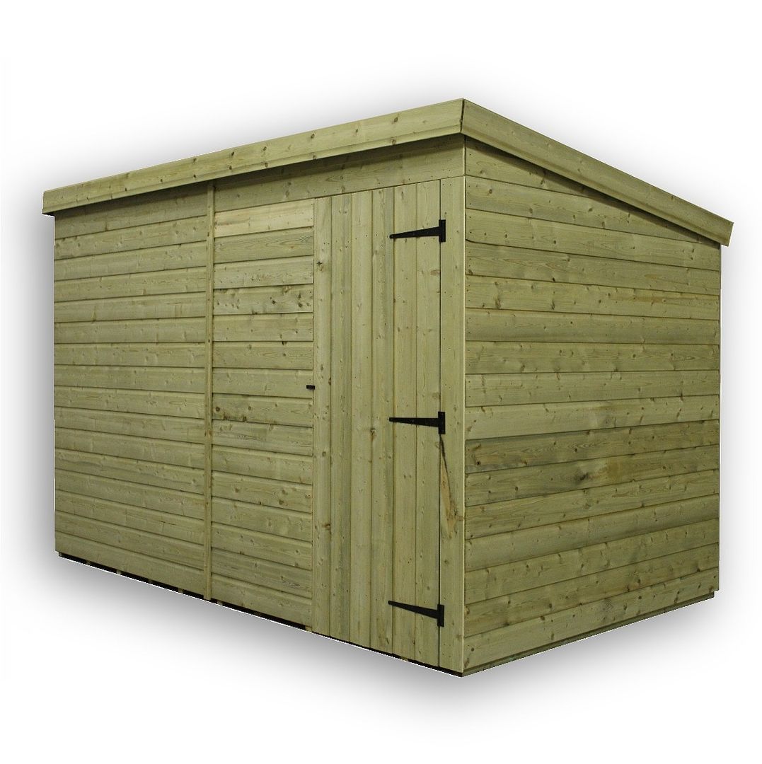 Garden Shed 9ft X 5ft Pressure Treated Pent Shed With No Windows