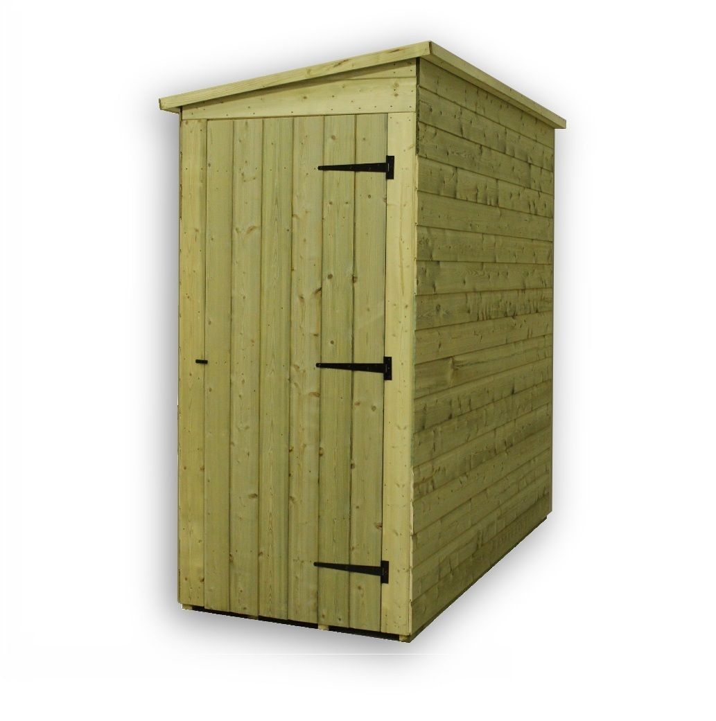Garden Shed 4ft X 4ft Pressure Treated Pent Shed With No Windows