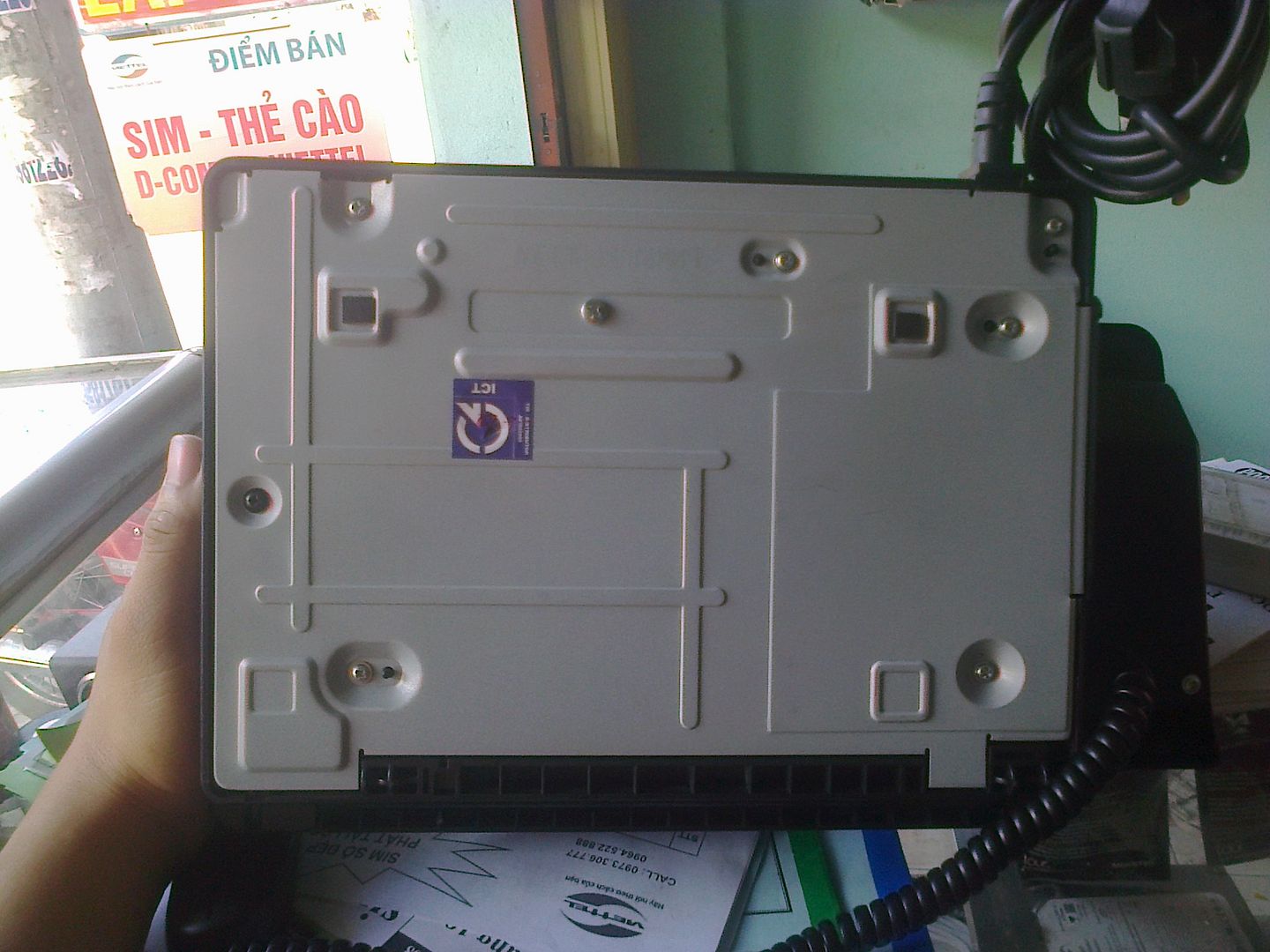 Bán máy fax panasonic kx-ft987 mới !! Giá rẻ - 2