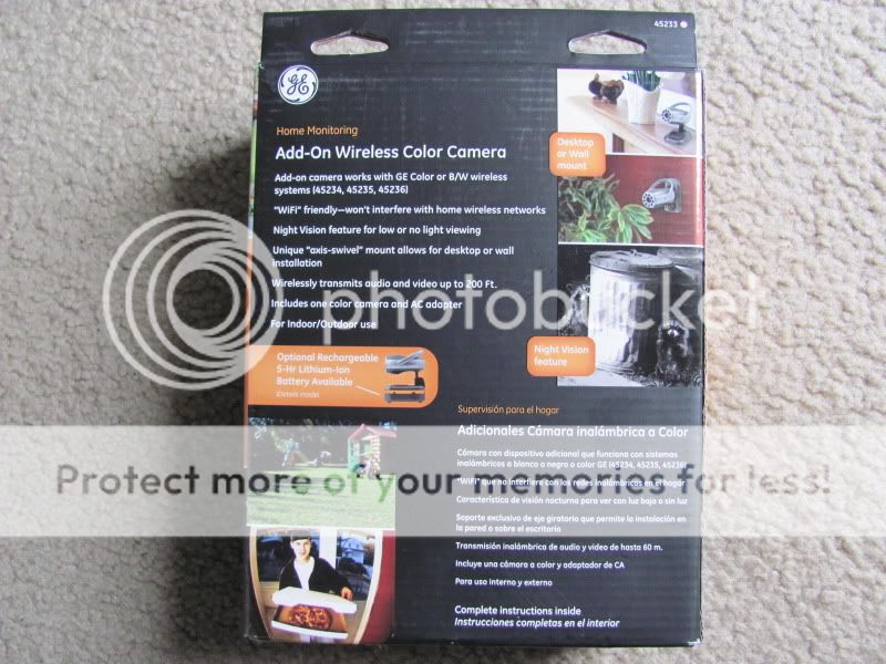 Brand New GE 45233 Wireless Color Home Monitoring Camera with Night Vision