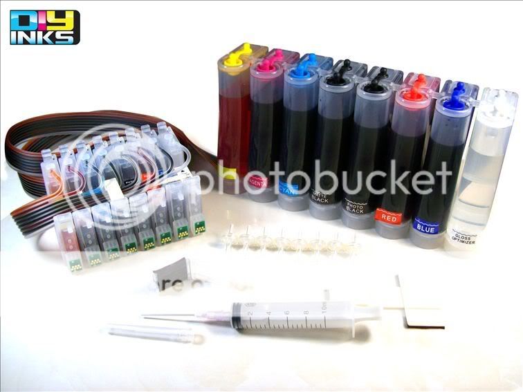 Compatible Refill Ink System for Epson R800 R1800 CIS  