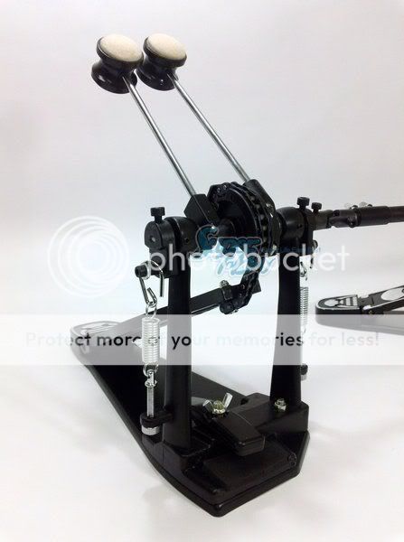 Double Bass Drum Kick Pedal Drummers Twin Hardware