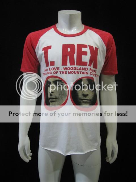 REX Mare Bolan Punk Rock Raglan T Shirt Mens Sz M  