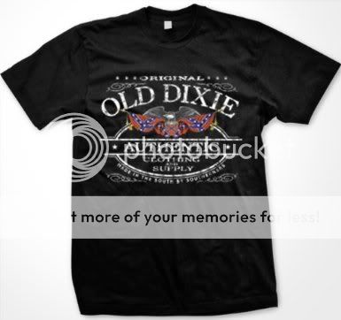 Old Dixie Confederate Clothing Southern Pride T Shirt  