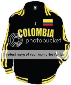 Colombia Soccer Track Jacket Mens Colombian Football  