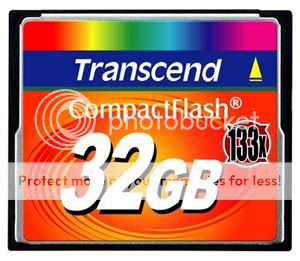 Transcend 32 GB 133x CompactFlash Memory Card