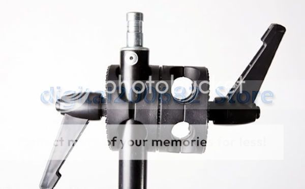 Multi Clamp for Pipe Pole Camera Camcorder Flash Tripod  