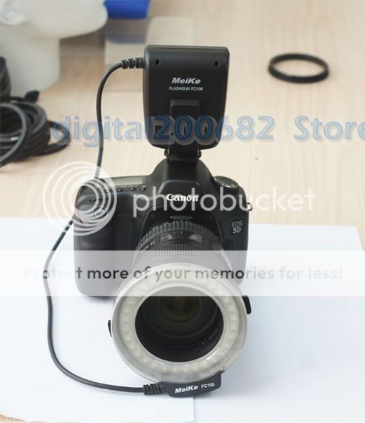 Meike LED Macro Ring Flash FC100 For Canon Camera DSLR  