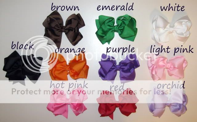 BIG DOUBLE LAYERED CHUNKY BOUTIQUE BABY GIRL LOOPY HAIR BOW CLIP 