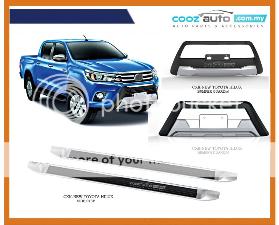 Toyota Hilux Revo 20152016 M70 M80 (OEM Design) Front Bumper Protector