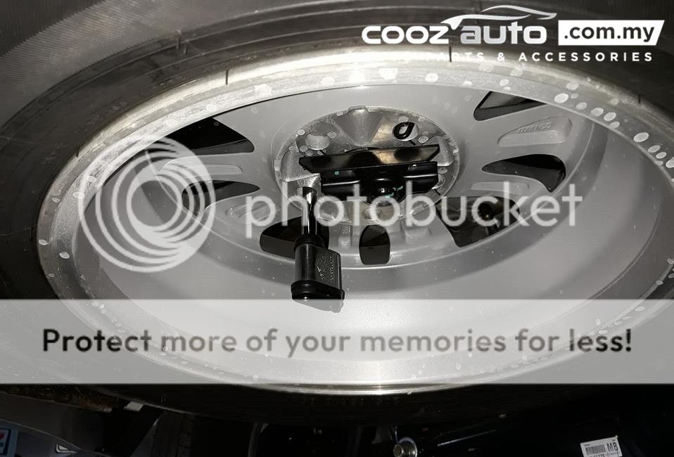 Toyota Hilux Revo SUSTEC Spare Tyre Tire Wheel Lock AntiTheft Devices