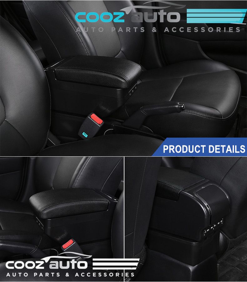 Perodua Aruz Double Layer Arm Rest Armrest 7 USB Console 